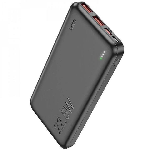 Портативний зарядний пристрій Power Bank Hoco J101 Astute 22.5W 10000 mAh Black - зображення 2