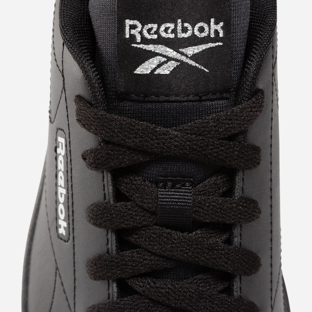Жіночі кеди низькі Reebok Court Clean 100074382 35.5 (3UK) Чорні (1200143038949) - зображення 7