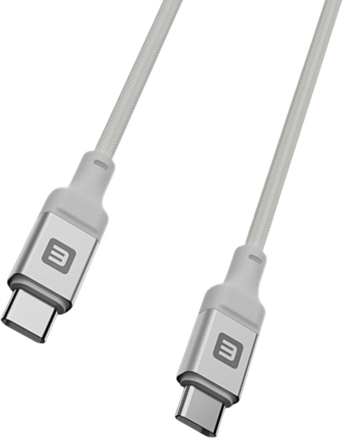 Kabel Evelatus USB Type-C – USB Type-C 2 m White (ETKCB-746CC2WH) - obraz 2