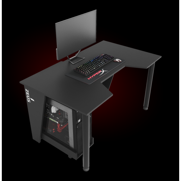 Геймерский игровой стол ZEUS™ GAMER-2 черный - изображение 4
