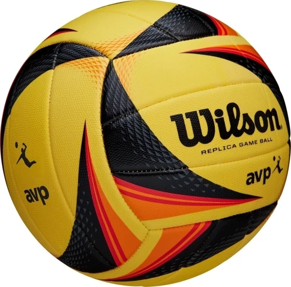 Мяч для пляжного волейбола Wilson AVP OPTX REPLICA желто-черно-красный WTH01020XB Размер EU: 5 - изображение 4