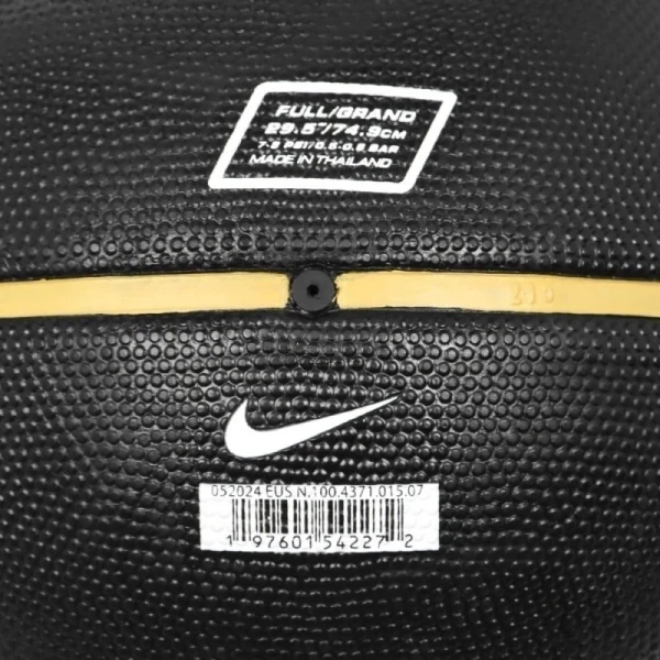 Баскетбольный мяч Nike EVERYDAY PLAYGROUND 8P GRAPHIC DEFLATED черно-золотой N.100.4371.015.07 Размер EU: 7 - Фото 2 Баскетбольный мяч Nike EVERYDAY PLAYGROUND 8P GRAPHIC DEFLATED черно-золотой N.100.4371.015.07 Размер EU: 7 - изображение 2