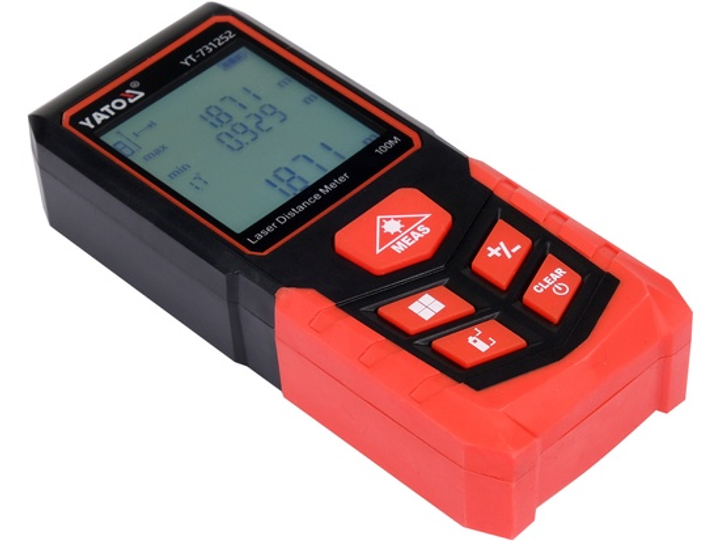 Dalmierz laserowy Yato 100 m YT-731252 (5906083108013) - obraz 3