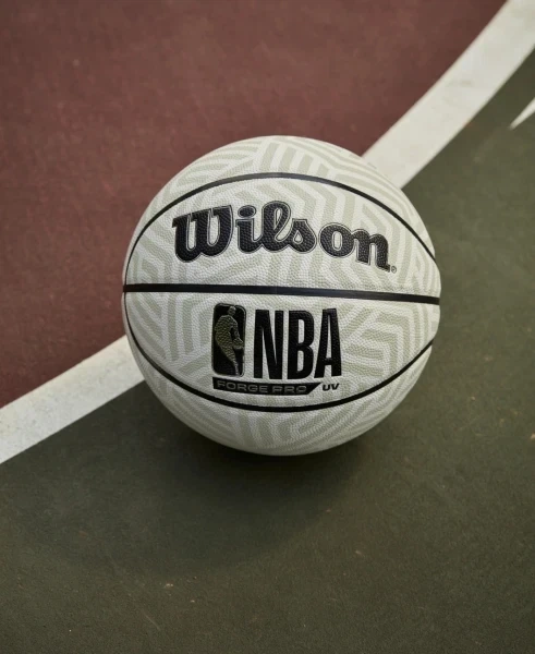 Баскетбольный мяч Wilson NBA FORGE PRO UV серо-светло-зеленый WZ2016701XB7 Размер EU: 7 - изображение 5