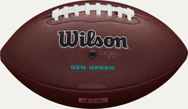 Мяч для американского футбола Wilson NFL STRIDE PRO ECO OF темно-коричневый WF3007101XBOF Размер EU: 9 - Фото 5 Мяч для американского футбола Wilson NFL STRIDE PRO ECO OF темно-коричневый WF3007101XBOF Размер EU: 9 - изображение 5