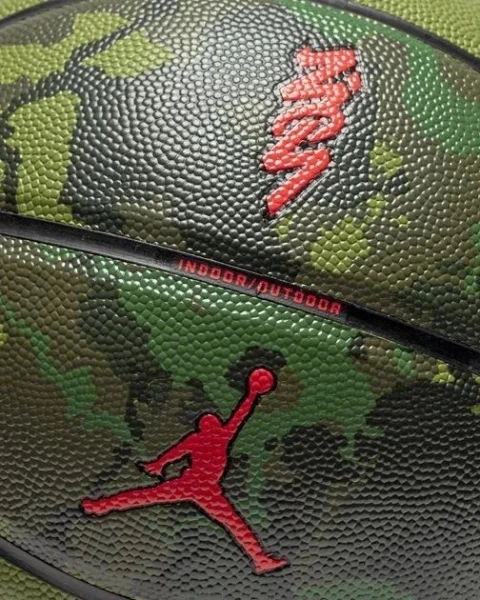 Баскетбольный мяч Nike JORDAN ALL COURT 8P Z WILLIAMSON DEFLATED хаки J.100.4141.965.07 Размер EU: 7 - изображение 5
