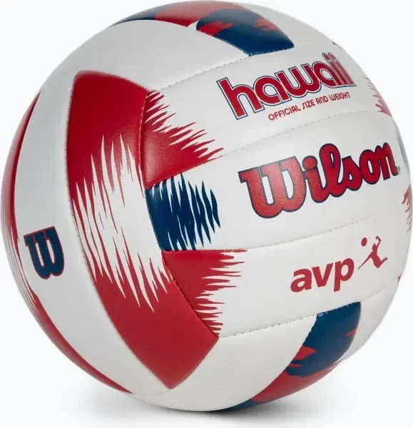 Пляжный набор (волейбольный мяч и фрисби) Wilson HAWAII AVP бело-красно-синий WTH80219KIT Размер EU: 5 - изображение 6