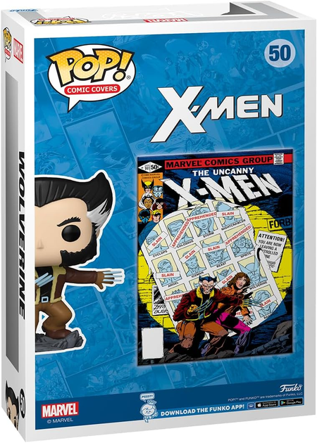 УЦЕНКА!!! Фигурка Фанко Поп! Обложка комикса Икс мен Росомаха в защитном Боксе Funko Pop! 76082 - изображение 3