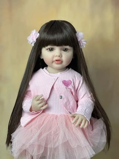 Реалистичная кукла Реборн 55 см полностью силиконовая Doll Reborn Baby К0100208.1 - изображение 4