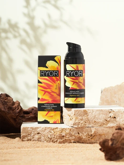 Питательный крем со стволовыми клетками арганы Argan Oil Nourishing Cream Ryor 50 мл - изображение 3