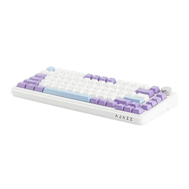 Магнитная Игровая Клавиатура Ajazz AK820 MAX HE с RGB подсветкой Magnetic Switch Purple/White - изображение 2
