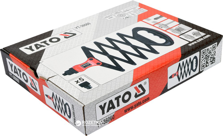 Nit harmonijkowy YATO 280-810 mm YT-36060 (5906083008269) - obraz 1
