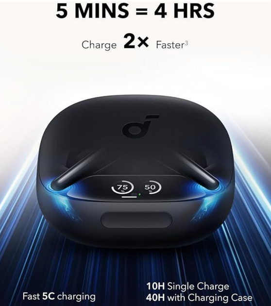 Навушники TWS Anker SoundCore Liberty 4 Pro Black matte - изображение 3