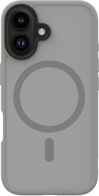 Etui plecki Evelatus Hybird Case With Magsafe do Apple iPhone 16 Silver (EVEAPP16HMCS) - obraz 1
