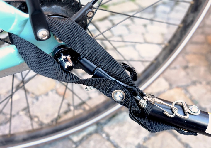 Przyczepka rowerowa Hamax Avenida Twin Oliwkowa (7029774000972) - obraz 5