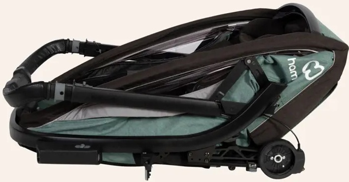 Велосипедний причіп Hamax Cocoon One Чорний (7029774002365) - зображення 10
