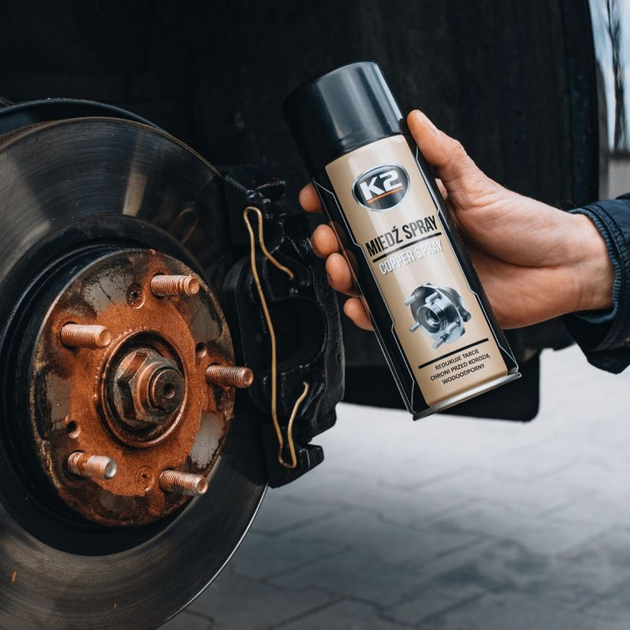Мідна змазка K2 Cooper Spray 400 мл (5906534007735) - зображення 3