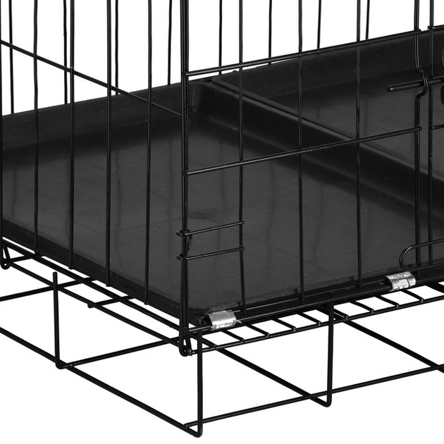 Kojec dla zwierząt SPRINGOS 130x60x70 cm czarny (5907719477107) - obraz 3