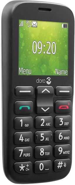 Telefon komórkowy Doro 1380 Black (7322460083113) - obraz 2