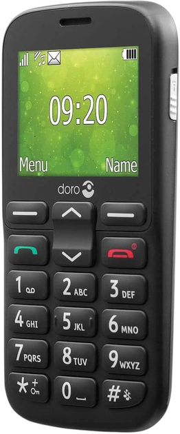 Telefon komórkowy Doro 1380 Black (7322460083113) - obraz 3