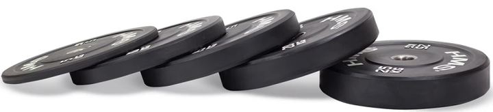 Диск олімпійський HMS Bumper BBR15 15 кг Black (5907695520361) - зображення 4