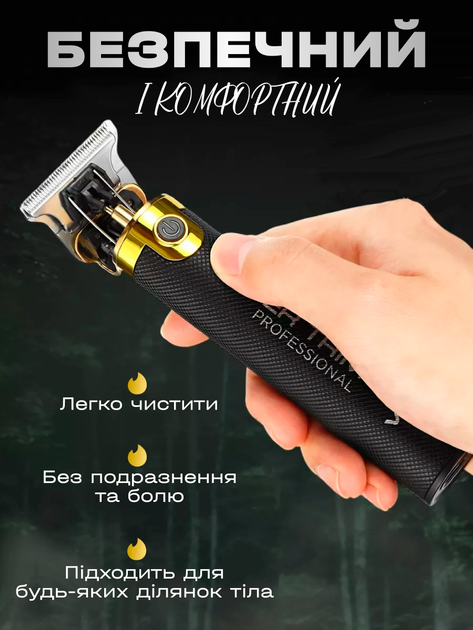 Триммер для стрижки волос на аккумуляторе VGR V-082, 3 насадки, АКБ 1500 mAh - Фото 5 Триммер для стрижки волос на аккумуляторе VGR V-082, 3 насадки, АКБ 1500 mAh - изображение 5