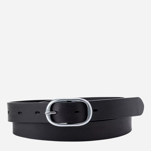 Ремінь з натуральної шкіри Levi`s 002G7-0001 95 см Чорний (7626725871089) - зображення 1