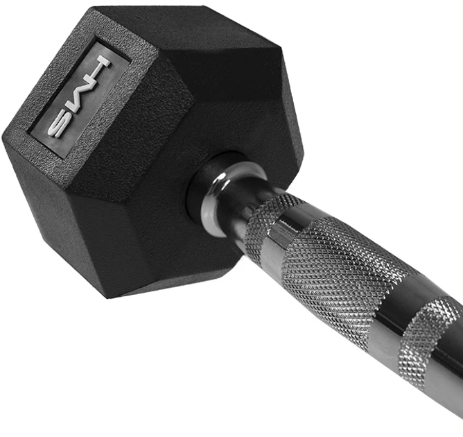 Гантель HMS HEX PRO 4 кг Black (5907695518047) - зображення 3