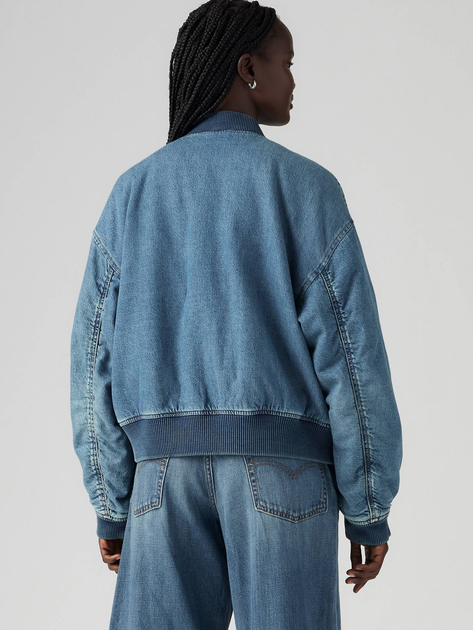 Джинсова куртка жіноча Levi`s A7262-0009 L Синя (5401187059761) - зображення 2