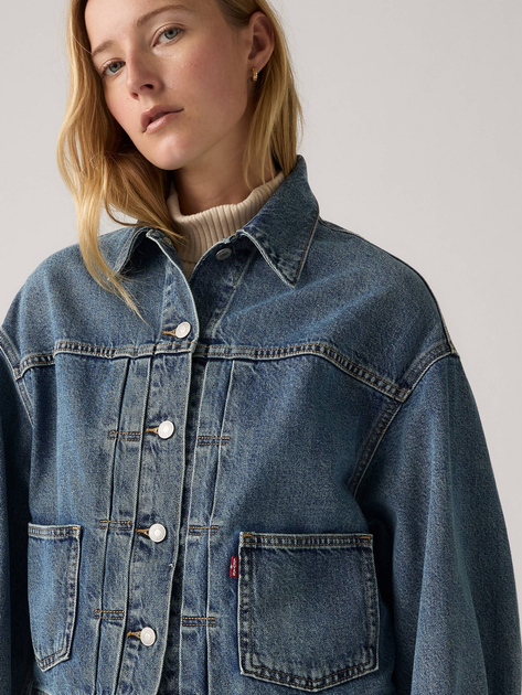 Джинсова куртка жіноча Levi`s 003NQ-0003 XS Синя (5401187357522) - зображення 4
