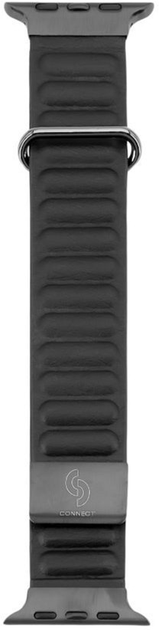 Ремінець Connect Cortical Back Buckle Magnetic Suction для Apple Watch 38/40/41 мм Black (CONAPP38CBMB) - зображення 2