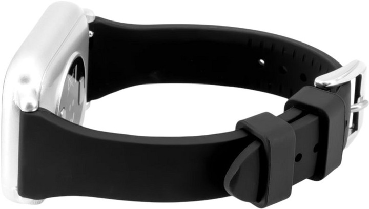 Ремінець Connect T-buckle Silicone Loop Watch Strap 22 мм Black (CONUNI22TSLB) - зображення 3