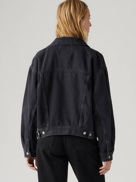 Джинсова куртка жіноча Levi`s A1743-0044 XS Чорна (5401157458105) - зображення 2