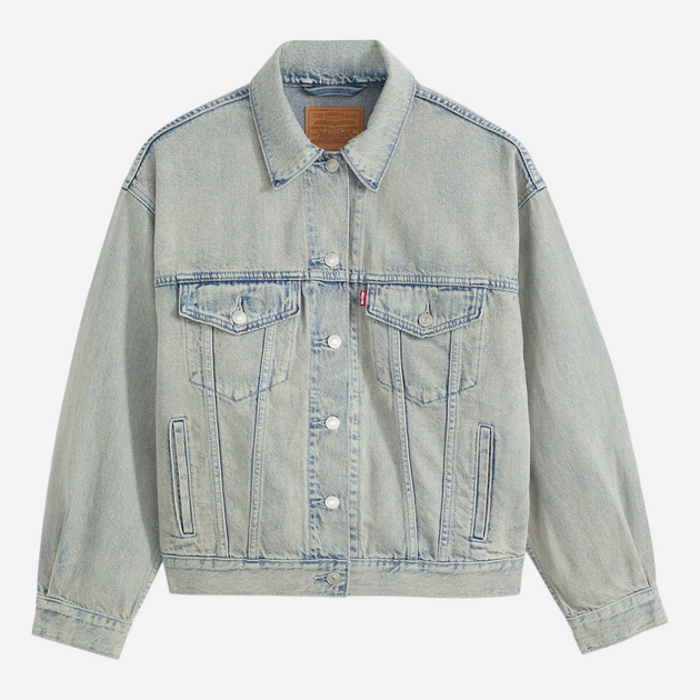 Джинсова куртка жіноча Levi`s A1743-0147 M Сіра (5401187376332) - зображення 5