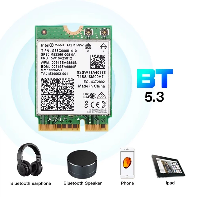 Wi-Fi адаптер Fenvi AX211NGW - Фото 4 Wi-Fi адаптер Fenvi AX211NGW - изображение 4