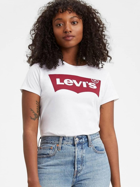 Футболка бавовняна жіноча Levi's The Perfect Tee 17369-0053 S Large Batwing (5415212021524) - зображення 1