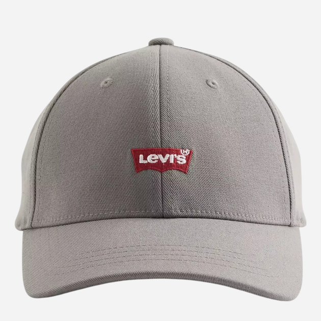 Czapka z daszkiem bejsbolówka Levi`s D7723-0029 One Size Szara - obraz 1