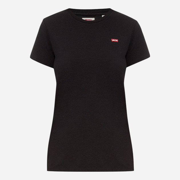 Футболка бавовняна жіноча Levi's Perfect 39185-0008 M Чорна (5400599010667) - зображення 5