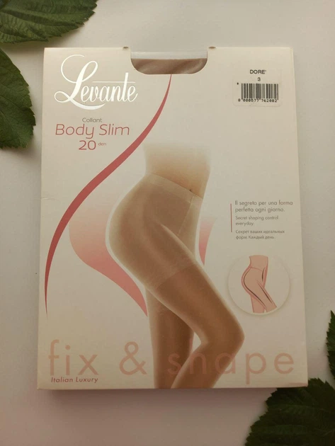 Колготки моделюючі Levante body slim 20 den 3 dore - Фото 1 Колготки моделюючі Levante body slim 20 den 3 dore - изображение 1
