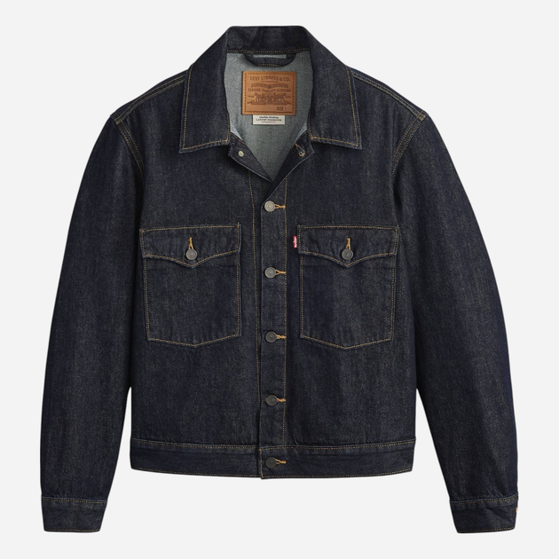 Джинсова куртка чоловіча Levi`s 0010P-0004 S Темно-синя (5401157939246) - зображення 4