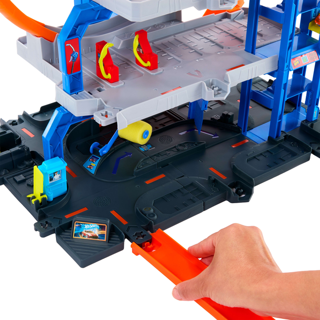 Zestaw do zabawy Hot Wheels Garaż z mega pętlą (JBM74) (0194735264162) - obraz 5