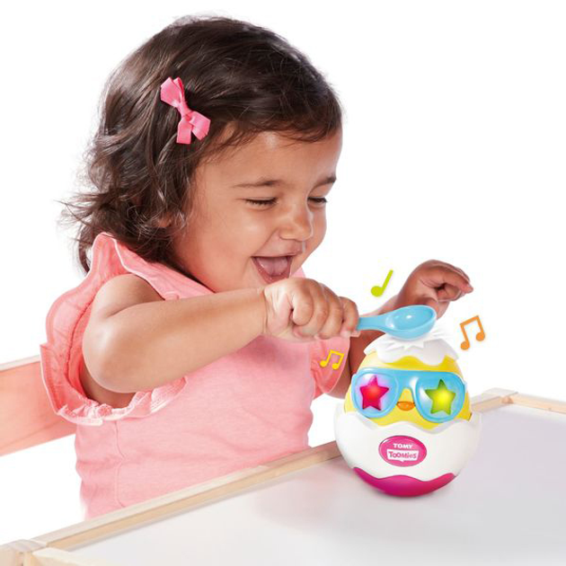 Дитяча музична іграшка Tomy Розбий яйце (E72816) (5011666728165) - зображення 4