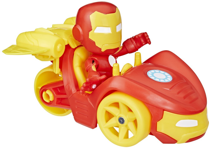 Zestaw do zabawy Hasbro Spidey i jego niesamowici przyjaciele Iron Racer (F6776_F7458) (5010994192778) - obraz 2