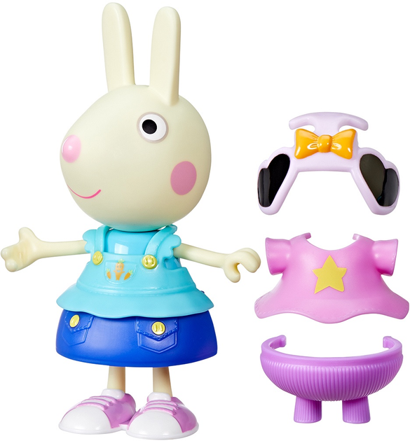 Ігровий набір Peppa Pig Figurines серії «Модна пригода» Одягни Ребекку (F8859 G0329) (5010996246882) - зображення 2