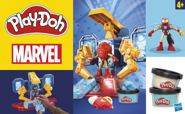 Zestaw kreatywny z masą plastyczną Hasbro Iron Man (G0035) - obraz 5