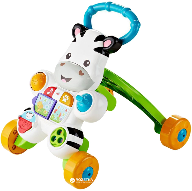 Chodzik Fisher-Price interaktywny Zebra (DLD80) (887961256406) - obraz 3