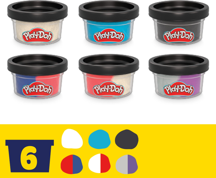 Zestaw kreatywny z masą plastyczną Hasbro Play-Doh Marvel Przygody bohaterów (G0333) - obraz 4