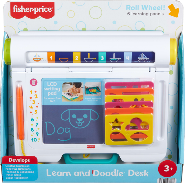Tablica-tablet Fisher-Price Rysujemy i uczymy się (JDL70) (0194735287000) - obraz 1