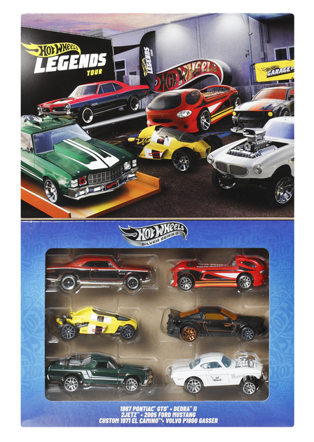 Набір машинок Hot Wheels Legends 6 шт (JBY78) (0194735266920) - зображення 2
