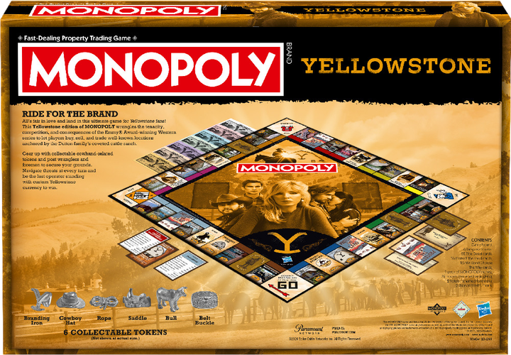 Gra planszowa Winning Moves Yellowstone Monopoly EN (WM04120-EN1-6) (5036905053549) - obraz 7